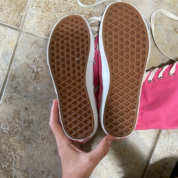 Girls high top vans size 2 - Picture 5 of 5